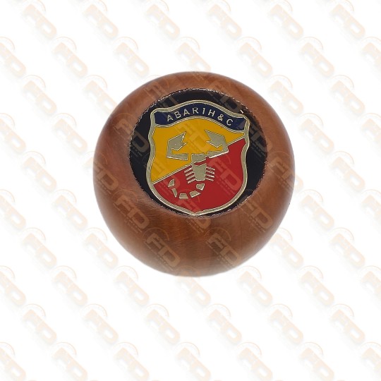 POMELLO CAMBIO IN LEGNO ABARTH 2