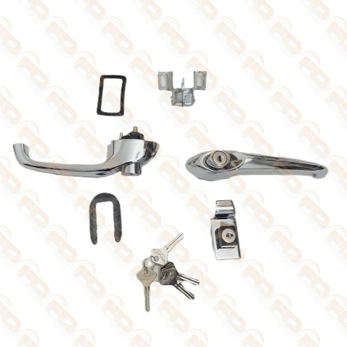MANIGLE ESTERNE APERTURA PORTA E COFANO POSTERIORE UNICA CHIAVE FIAT 500 F/L/R