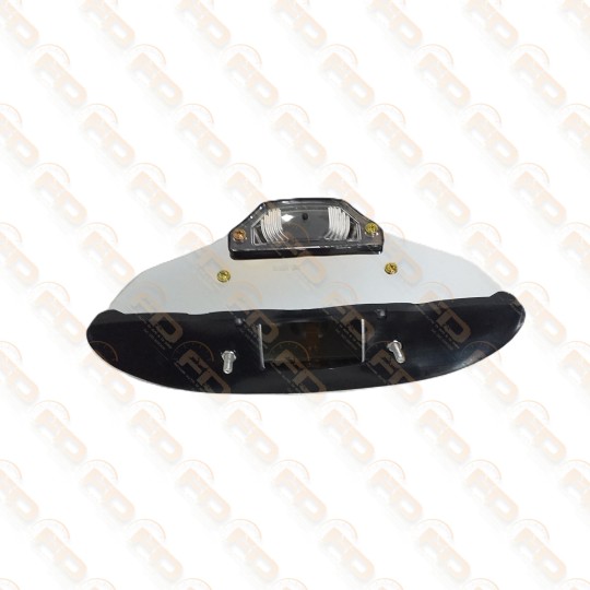 LUCE TARGA COMPLETO 500 PLASTICA CROMATA 2