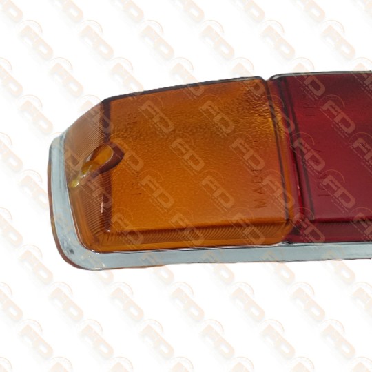 COPPIA PLASTICHE FANALI POSTERIORI LISCIO DI ALTA QUALITÀ FIAT 500 F/R 2