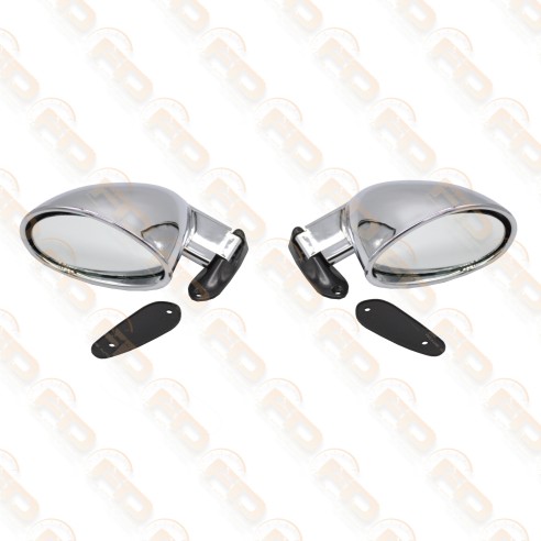 COPPIA SPECCHIETTI CALIFORNIA CROMATI