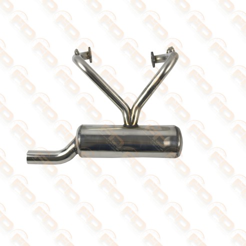 MARMITTA SPORT 2 IN 1 INOX FIAT 500 F L