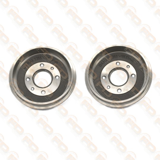 COPPIA TAMBURI PER FIAT 126 ANT. OP POST