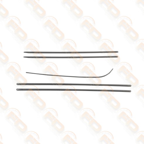 KIT 5 PEZZI MODANATURE ESTERNE PER FIAT 600 D E