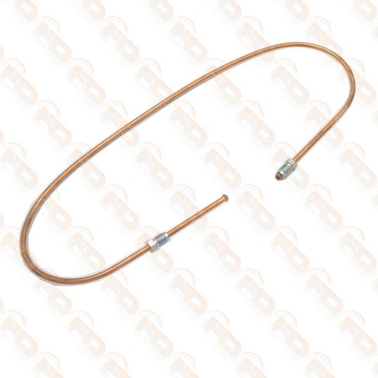 TUBO FRENO IN RAME - ANTERIORE DESTRO - FIAT 500 F (da telaio 1799302) - L - R - GIARDINIERA (da telaio 299234)