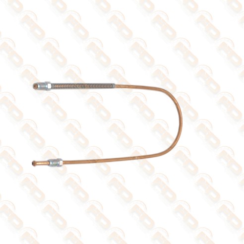 TUBO FRENO IN RAME - ANTERIORE SINISTRO - FIAT 500 F (da telaio 1799302) - L - R - GIARDINIERA (da telaio 299234)