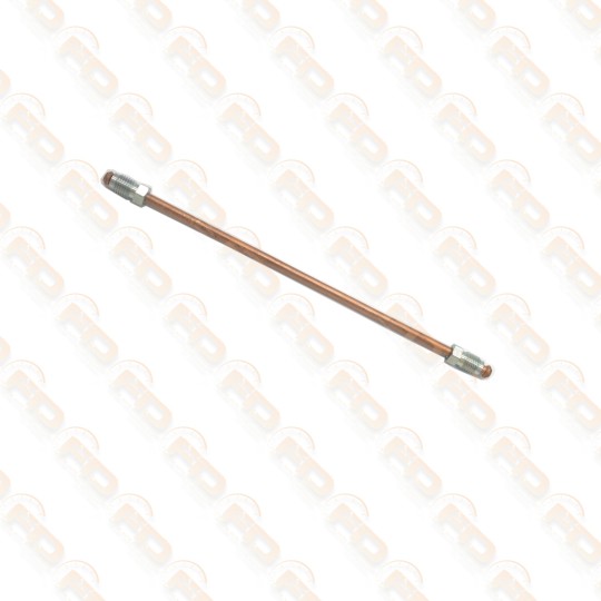TUBO FRENO IN RAME - POSTERIORE SINISTRO tra RACCORDO e TUBO FLESSIBILE - FIAT 500 F  - L - R - GIARDINIERA
