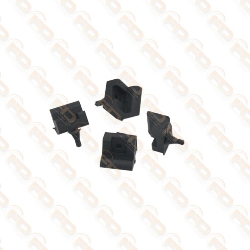 KIT 4 GOMMINI BATTUTA COFANO POSTERIORE FIAT 126