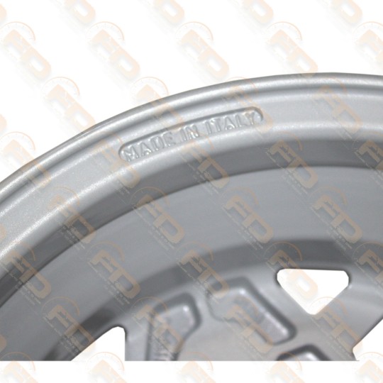 KIT 4 CERCHI TIPO MILLEMIGLIA SPORTIVI PER FIAT 126 ATTACCO STRETTO - 4,5x12'' - CON FINITURA DIAMANTATA