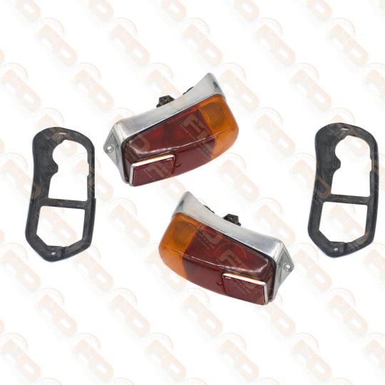 COPPIA FANALI POSTERIORI COMPLETI FIAT 600 D