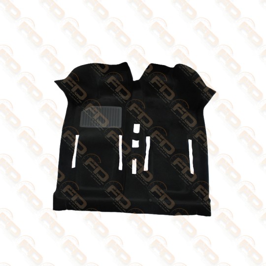 MOQUETTE PREFORMATA NERO CON PROTEZIONE PER FIAT 500