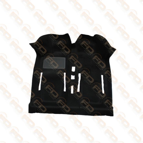 MOQUETTE PREFORMATA NERO CON PROTEZIONE PER FIAT 500