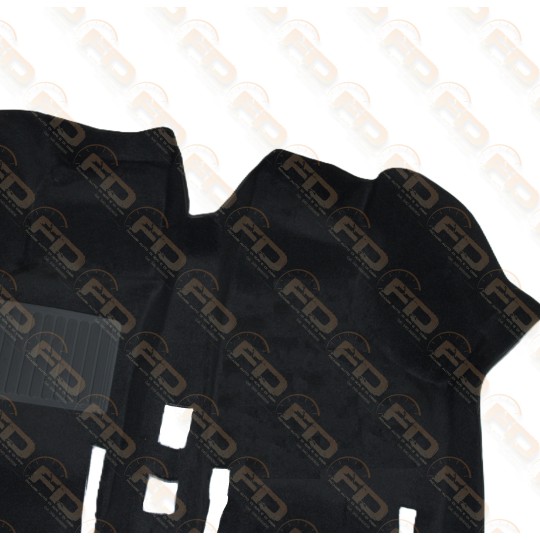MOQUETTE PREFORMATA NERO CON PROTEZIONE PER FIAT 500