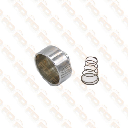 COPERCHIO CROMATO CON MOLLA PER PERNI DEI BRACCI TERGICRISTALLI FIAT 500 N D