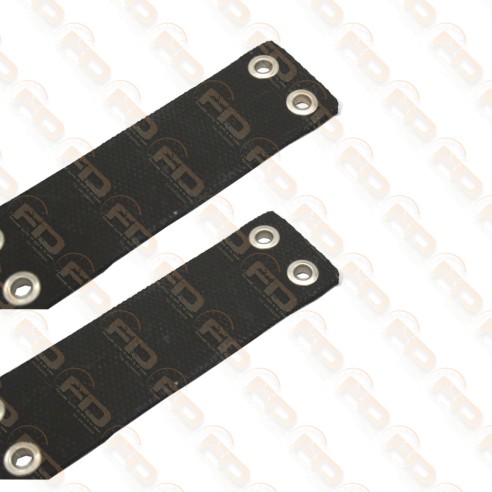 COPPIA CINGHIE FERMO PORTA ALTA QUALITA' FIAT 500 N/D/G