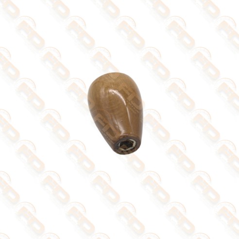POMELLO CAMBIO IN LEGNO CON FREGIO FIAT SU BASE BLU