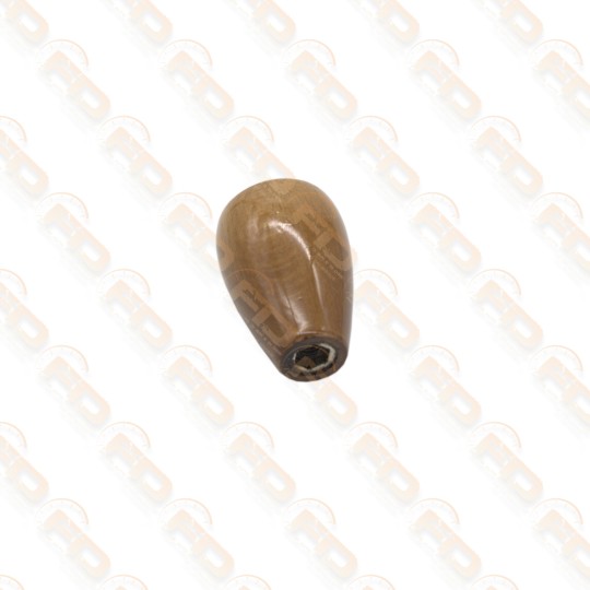 POMELLO CAMBIO IN LEGNO CON FREGIO FIAT SU BASE BLU