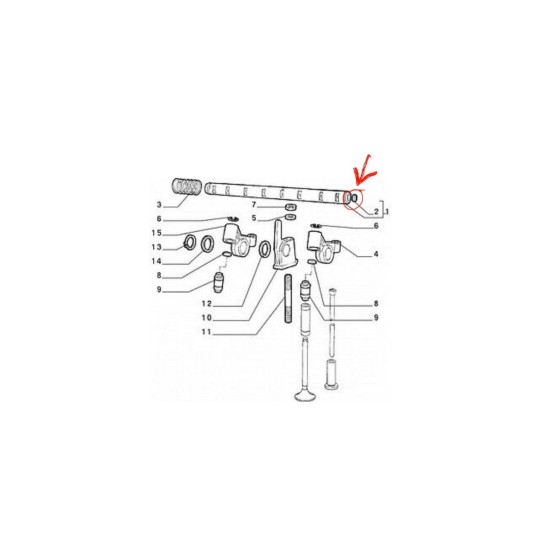 COPPIA TAPPI BILANCERE FIAT 500 126 BIANCHINA 2