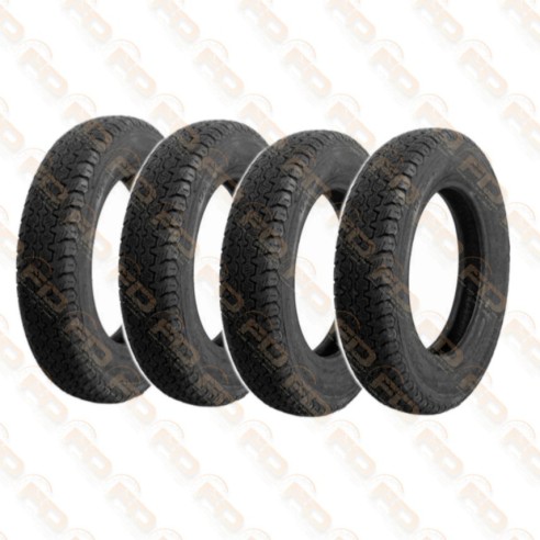 KIT 4 PNEUMATICI 125R12 CINTURATO PIRELLI FIAT 500-126-BIANCHINA