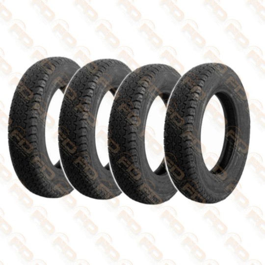 KIT 4 PNEUMATICI 125R12 CINTURATO PIRELLI FIAT 500-126-BIANCHINA