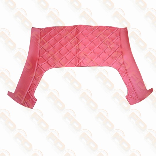 PADIGLIONE SOTTOTETTO SPORTIVO IMBOTTITO PER FIAT 500 EPOCA F L R COLORE ROSSO