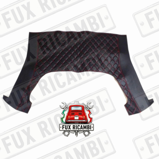 PADIGLIONE SOTTOTETTO SPORTIVO IMBOTTITO PER FIAT 500 EPOCA F L R COLORE NERO